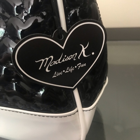 New🖤Black & White Madison K Bag🖤Live•Life•Fun🖤 - Picture 5 of 7